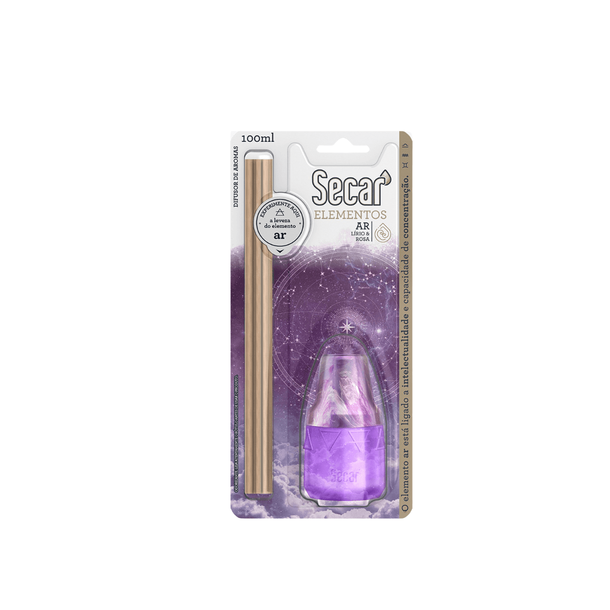 Difusor de Aromas Ar 100ml Secar
